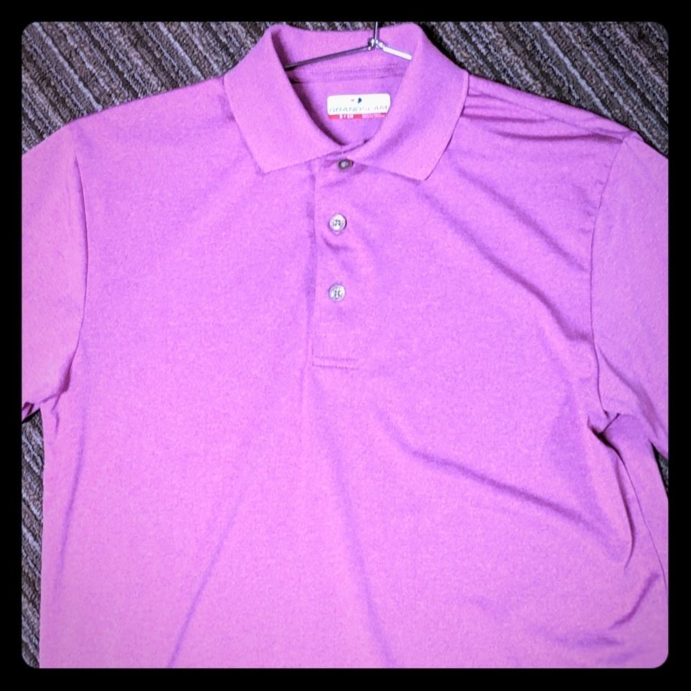 Pink polo shirt
